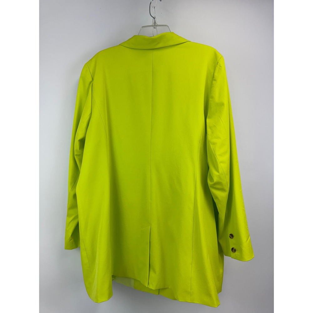 BP Wildfang Blazer Women 3X Green Sorbet Oversized Boyfriend NWT - Picture 14 of 16